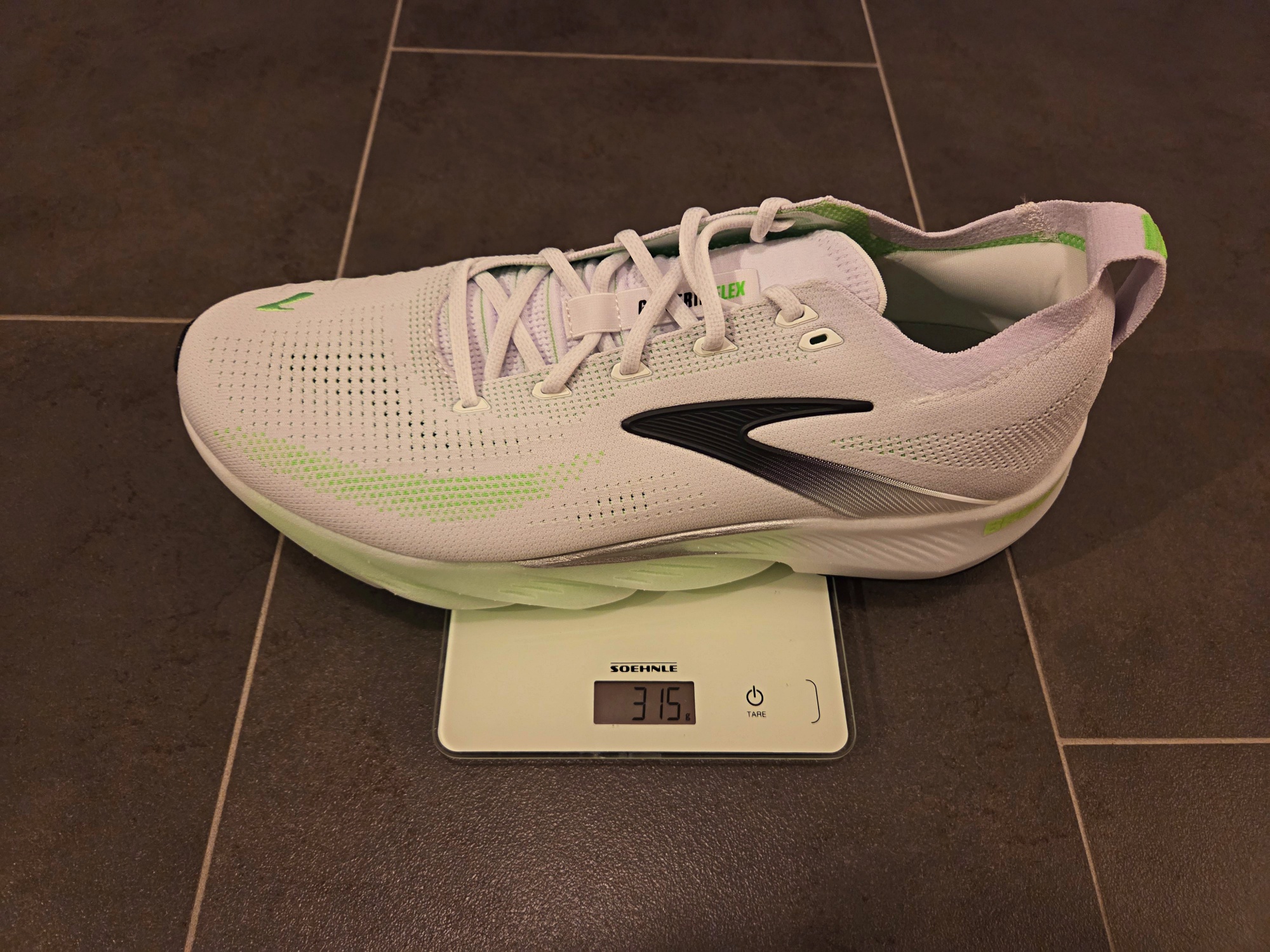 Gewicht Brooks Glycerin Flex (c) Laufschuhkauf.de Gewicht Brooks Glycerin Flex (c) Laufschuhkauf.de