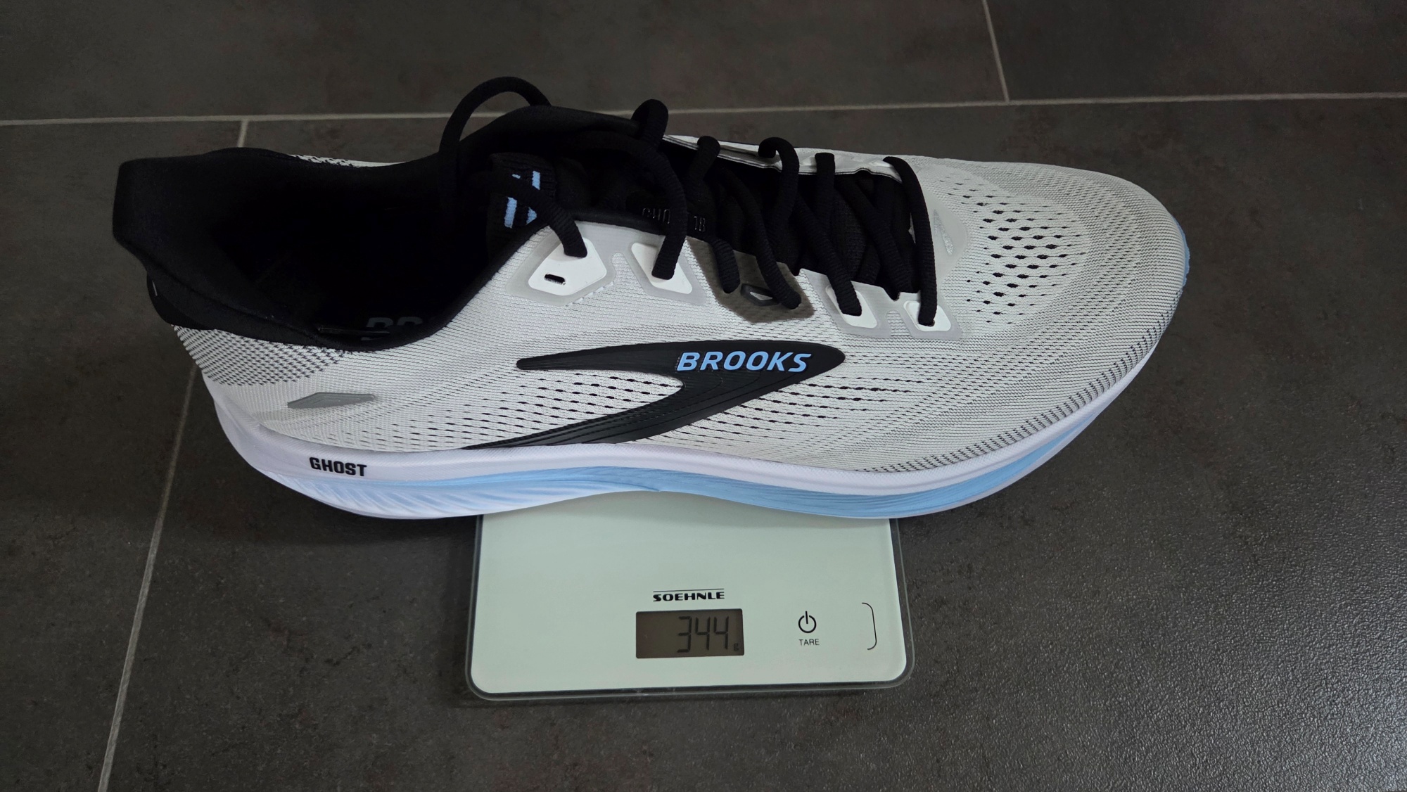 Gewicht Brooks Ghost 18 (c) Laufschuhkauf.de Gewicht Brooks Ghost 18 (c) Laufschuhkauf.de